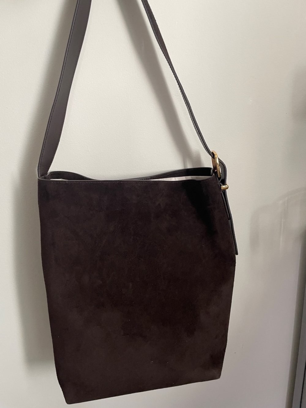 Madewell Suede Shoulder Tote - Picture 6 of 8